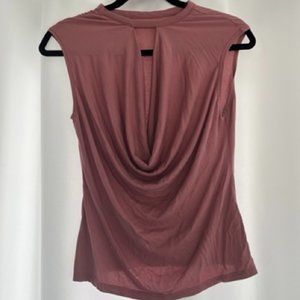 Deep Cowl-neck Tank Top